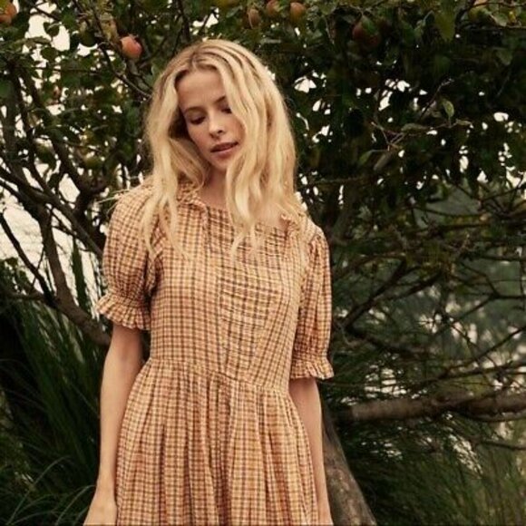 Doen Plaid Midi Dress - Picture 2 of 11